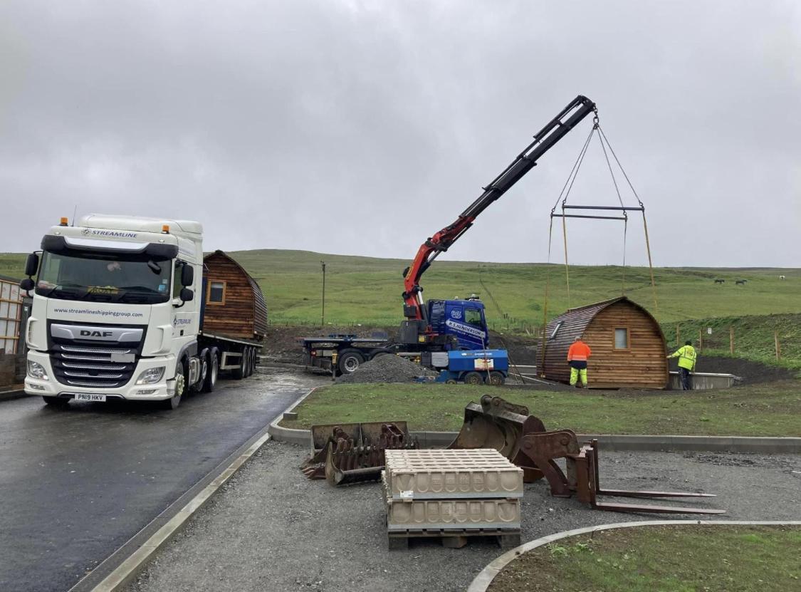 Scalloway Caravan Park المظهر الخارجي الصورة