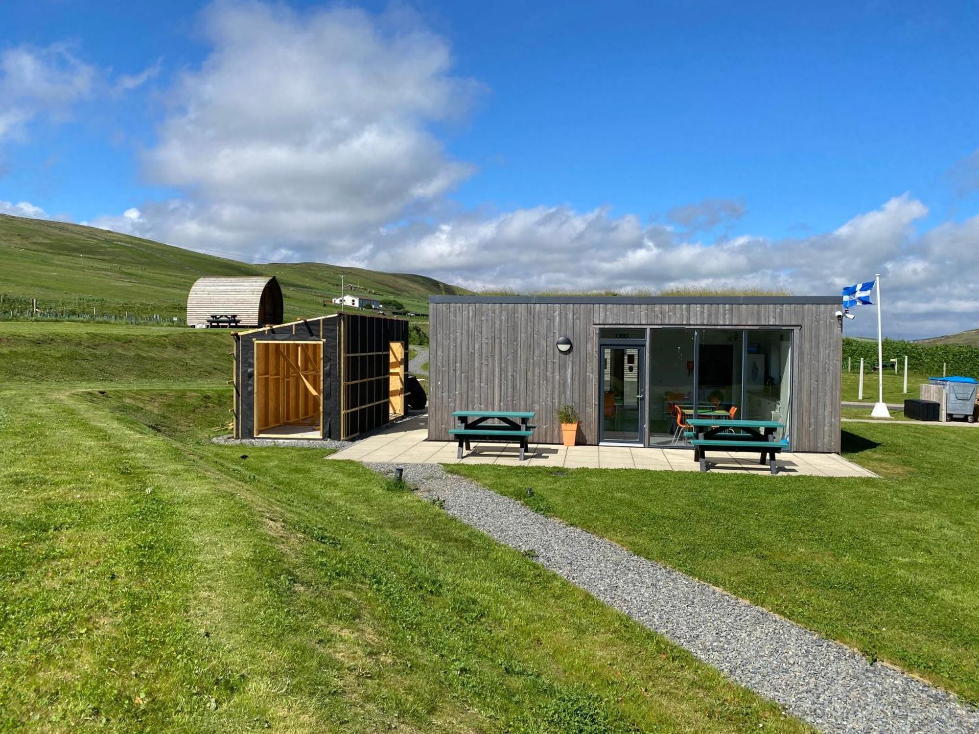 Scalloway Caravan Park المظهر الخارجي الصورة